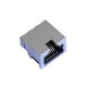 2pcs Single Port RJ45 Connector Jack Low Profile Stacked THT Without LED 2pcs Single Port RJ45 Connector Jack Low Profile Stacked THT Without LED