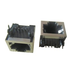 3pcs RJ45 PCB Mount Jack Connector 90degree 8P8C DIP 3.0PIN Without Shrapnel and Leds