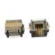 3pcs Router RJ45 Gigabit Network Interface Socket Connector SMTHalf-lap 8P8C Without Leds 3pcs Router RJ45 Gigabit Network Interface Socket Connector SMTHalf-lap 8P8C Without Leds