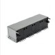 4 Port RJ45 Connector 8 Pin Shiled Network Modular 8P8C R/A without Led 4 Port RJ45 Connector 8 Pin Shiled Network Modular 8P8C R/A without Led