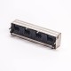 4 Port RJ45 Jack 8P8C 90 Degree Through Hole for PCB Mount 20pcs 4 Port RJ45 Jack 8P8C 90 Degree Through Hole for PCB Mount 20pcs