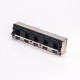 5 Port RJ45 8P8C Through Hole PCB Mount Shielded Jack Connector 5 Port RJ45 8P8C Through Hole PCB Mount Shielded Jack Connector