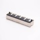 5 Port RJ45 8P8C Through Hole PCB Mount Shielded Jack Connector 5 Port RJ45 8P8C Through Hole PCB Mount Shielded Jack Connector