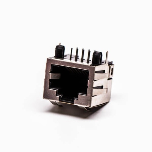 5pcs 90 Degree RJ45 Connector Female Straight 8P8C with Shield and without LED 5pcs 90 Degree RJ45 Connector Female Straight 8P8C with Shield and without LED