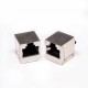 5pcs Female RJ45 Connectors 1 Port 180 Degree with Shield and Without LED 5pcs Female RJ45 Connectors 1 Port 180 Degree with Shield and Without LED