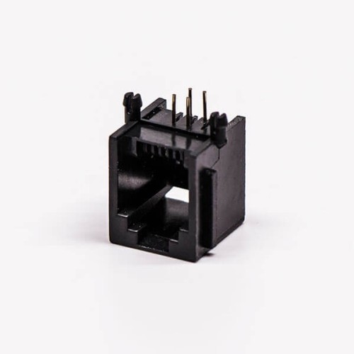 5pcs Female RJ45 Connectors 1 Port 6P White Right Angle Gold Plated Without LED 5pcs Female RJ45 Connectors 1 Port 6P White Right Angle Gold Plated Without LED