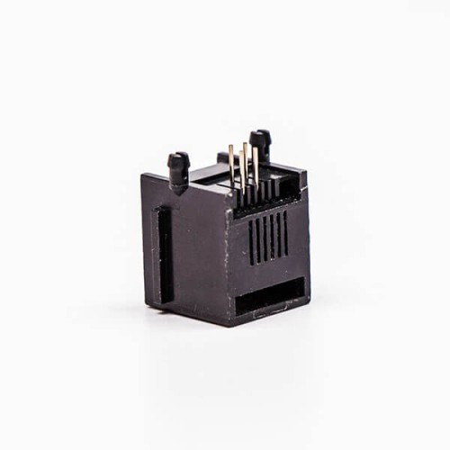 5pcs Female RJ45 Connectors 1 Port 6P White Right Angle Gold Plated Without LED 5pcs Female RJ45 Connectors 1 Port 6P White Right Angle Gold Plated Without LED