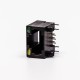 5pcs RJ45 8 Pin Connector Female 1 Port Black R/A Unshield With LED for PCB 5pcs RJ45 8 Pin Connector Female 1 Port Black R/A Unshield With LED for PCB
