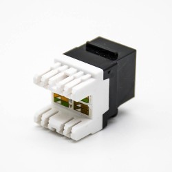 8P8C Modular Connectors CAT6 Unshielded Straight RJ45 Network Module Jack