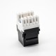 8P8C Modular Connectors CAT6 Unshielded Straight RJ45 Network Module Jack 8P8C Modular Connectors CAT6 Unshielded Straight RJ45 Network Module Jack