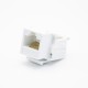 8P8C Modular Connectors Unshielded Single Port White CAT5E PCB Mount Network Module 8P8C Modular Connectors Unshielded Single Port White CAT5E PCB Mount Network Module
