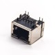 8p8c Socket Right Angled Shieled RJ45 Jack with LED Through Hole for PCB Mount with EMI 8p8c Socket Right Angled Shieled RJ45 Jack with LED Through Hole for PCB Mount with EMI