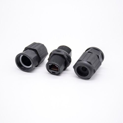 8Pin RJ45 Waterproof Connector Ethernet LAN IP68 Electric Cable Socket 8Pin RJ45 Waterproof Connector Ethernet LAN IP68 Electric Cable Socket