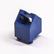 Angled RJ45 Socket Dark Blue Plastic without LED DIP Type Unshielded Ethernet Connector Angled RJ45 Socket Dark Blue Plastic without LED DIP Type Unshielded Ethernet Connector