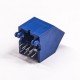 Angled RJ45 Socket Dark Blue Plastic without LED DIP Type Unshielded Ethernet Connector Angled RJ45 Socket Dark Blue Plastic without LED DIP Type Unshielded Ethernet Connector