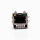 Best RJ45 Connector 1 Port Female 90 Degree with Shield and with LED Best RJ45 Connector 1 Port Female 90 Degree with Shield and with LED