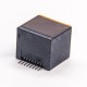 Black RJ45 Jack 8p8c Straight SMT PCB Mount Without LED Black RJ45 Jack 8p8c Straight SMT PCB Mount Without LED