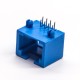 Blue RJ45 Connector 8p8c Right Angled Through Hole Unshielded Jack 20pcs Blue RJ45 Connector 8p8c Right Angled Through Hole Unshielded Jack 20pcs