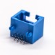 Blue RJ45 Connector 8p8c Right Angled Through Hole Unshielded Jack 20pcs Blue RJ45 Connector 8p8c Right Angled Through Hole Unshielded Jack 20pcs