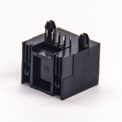 Buy RJ45 Connectors 90 Degree Unshielded Ethernet Network Single Port DIP PCB Mount