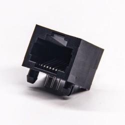 Buy RJ45 Connectors 90 Degree Unshielded Ethernet Network Single Port DIP PCB Mount