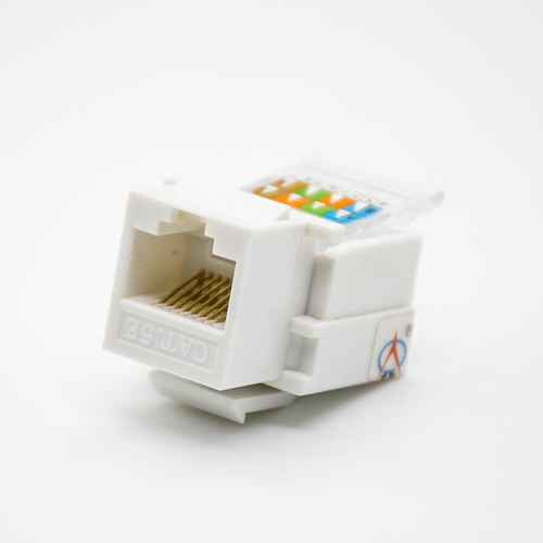 Cat5e RJ45 Modular Jack Toolless Unshielded Keystonge Jack Angled Single Port Cat5e RJ45 Modular Jack Toolless Unshielded Keystonge Jack Angled Single Port