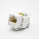Cat5e RJ45 Modular Jack Toolless Unshielded Keystonge Jack Angled Single Port Cat5e RJ45 Modular Jack Toolless Unshielded Keystonge Jack Angled Single Port