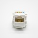Cat5e RJ45 Modular Jack Toolless Unshielded Keystonge Jack Angled Single Port Cat5e RJ45 Modular Jack Toolless Unshielded Keystonge Jack Angled Single Port
