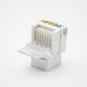 Cat5e RJ45 Modular Jack Toolless Unshielded Keystonge Jack Angled Single Port Cat5e RJ45 Modular Jack Toolless Unshielded Keystonge Jack Angled Single Port