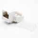 Cat5e RJ45 Modular Jack Unshielded Toolless 8P8C Angled Network Connector Cat5e RJ45 Modular Jack Unshielded Toolless 8P8C Angled Network Connector