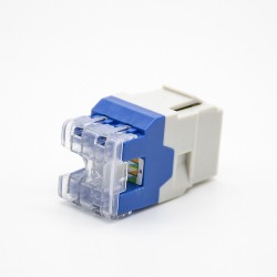 Cat6 RJ45 Jack Straight Single Port Unshielded 8 Pin Network Module