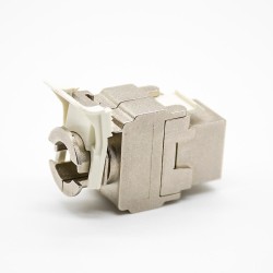 Cat6 RJ45 Jack Toolless Straight Shielded Network Module Keystone Jack