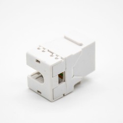 Cat6 RJ45 Keystone Jack Unshielded 180 Degree 8P8C Single Port Network Connector