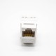 Cat6 RJ45 Keystone Jack Unshielded 180 Degree 8P8C Single Port Network Connector Cat6 RJ45 Keystone Jack Unshielded 180 Degree 8P8C Single Port Network Connector