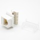 Cat6 RJ45 Modular Jack Unshielded Angled CAT6 Single Port Keystonge Jack Cat6 RJ45 Modular Jack Unshielded Angled CAT6 Single Port Keystonge Jack