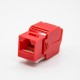 Cat6a RJ45 Connectors UTP Toolless Single Port 180 Degree Keystone Jack Cat6a RJ45 Connectors UTP Toolless Single Port 180 Degree Keystone Jack
