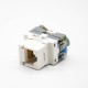 Cat6a RJ45 Toolless Keystone Jack Unshielded 8P8C Single Port Through Hole Cat6a RJ45 Toolless Keystone Jack Unshielded 8P8C Single Port Through Hole