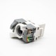 Cat6a RJ45 Toolless Keystone Jack Unshielded 8P8C Single Port Through Hole Cat6a RJ45 Toolless Keystone Jack Unshielded 8P8C Single Port Through Hole