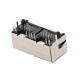Double RJ45 Connector Jack with LEDs - Shielded 20pcs Double RJ45 Connector Jack with LEDs - Shielded 20pcs