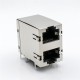 Dual Layer RJ45 Connector 8P8C Shield Jack Socket With Shrapnel Without Led Dual Layer RJ45 Connector 8P8C Shield Jack Socket With Shrapnel Without Led