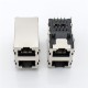 Dual Layer RJ45 Connector 8P8C Shield Jack Socket With Shrapnel Without Led Dual Layer RJ45 Connector 8P8C Shield Jack Socket With Shrapnel Without Led