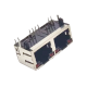 Dual Port RJ45 Ethernet 8P8C Connector PCB Mount 1*2 LED Shielded No Magnetics Dual Port RJ45 Ethernet 8P8C Connector PCB Mount 1*2 LED Shielded No Magnetics