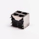Dual RJ45 Connector 2*2 Female R/A 4 Port with Shield With LED for PCB Mount 20pcs Dual RJ45 Connector 2*2 Female R/A 4 Port with Shield With LED for PCB Mount 20pcs