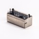 Dual RJ45 Connector PCB Through Hole Right Angled Shielded Jack with LED Dual RJ45 Connector PCB Through Hole Right Angled Shielded Jack with LED