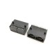 Dual RJ45 LAN Modular Network Connector 8P8C 1x2 All Plastics 90 Degree Unshield without Led Female Dual RJ45 LAN Modular Network Connector 8P8C 1x2 All Plastics 90 Degree Unshield without Led Female
