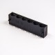 Female RJ45 Jack 10p8c Connector Black Plastic Shell 1x6 Port Through Hole Female RJ45 Jack 10p8c Connector Black Plastic Shell 1x6 Port Through Hole