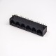 Female RJ45 Jack 10p8c Connector Black Plastic Shell 1x6 Port Through Hole Female RJ45 Jack 10p8c Connector Black Plastic Shell 1x6 Port Through Hole