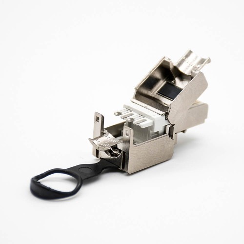 FTP RJ45 Plug Toolless Through Hole CAT6 8P8C Straight Network Module FTP RJ45 Plug Toolless Through Hole CAT6 8P8C Straight Network Module