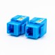 Jack Keystone RJ45 90 Degree CAT6 Unshielded Blue 8P8C Single Port Jack Keystone RJ45 90 Degree CAT6 Unshielded Blue 8P8C Single Port