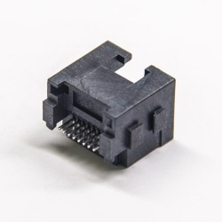 Jack Modular RJ45 Angled SMT Unshielded Without Filtered